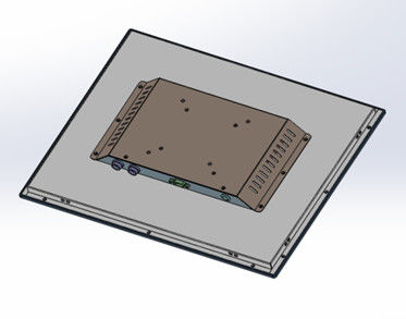 HLZ-X170N 17-Zoll-Industrial-Panel-Monitor-Display eingebettet an der Wand montiert