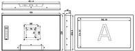 IP65 17,3 Zoll Industrielle Berührungsbildschirmmonitor / Industrielle Berührungsbildschirm Anzeige