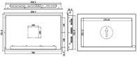 21.5-Zoll-Industrial Touch Panel PC IP65 Wasserdicht eingebetteter PC-Touchscreen