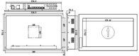 P2106TW2 1920x1080 Industrial Touch Panel PC 21,5 Zoll 1 PCI oder PCIE Erweiterung