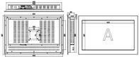 23.6 Zoll Touchscreen Industrieller PC IP65 I3 I5 I7 CPU-Mutterplatte der U-Serie