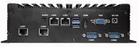 Eingebettete Lüfterlose Box PC / IPC Industriecomputer CPU 4 Netzwerk 6 Serie 6USB