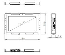 Handheld 10.1&quot; Android Industrial Panel PC RK3288 Prozessor 2G Speicher 8G Speicher