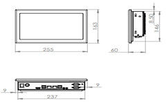 10.1&quot; Kapazitiv berührbares Industrie-Panel PC skalierbares WLAN/Bluetooth, 3G/4G Kommunikationsmodul