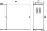 Industrieller Rack Mount Personal Computer Intel Q170 / H110 Chipset 2 X GbE LAN