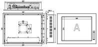 1920X1080 Auflösung Industrial Touch Panel PC 15 Zoll 2,5 &quot;SATA HDD Speicher