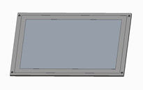 X215R-03 21,5' Fahrzeugbildschirm LCD Bildschirm Kapazitiv berührbar Hohe Helligkeit Mehrere Installationsmethoden